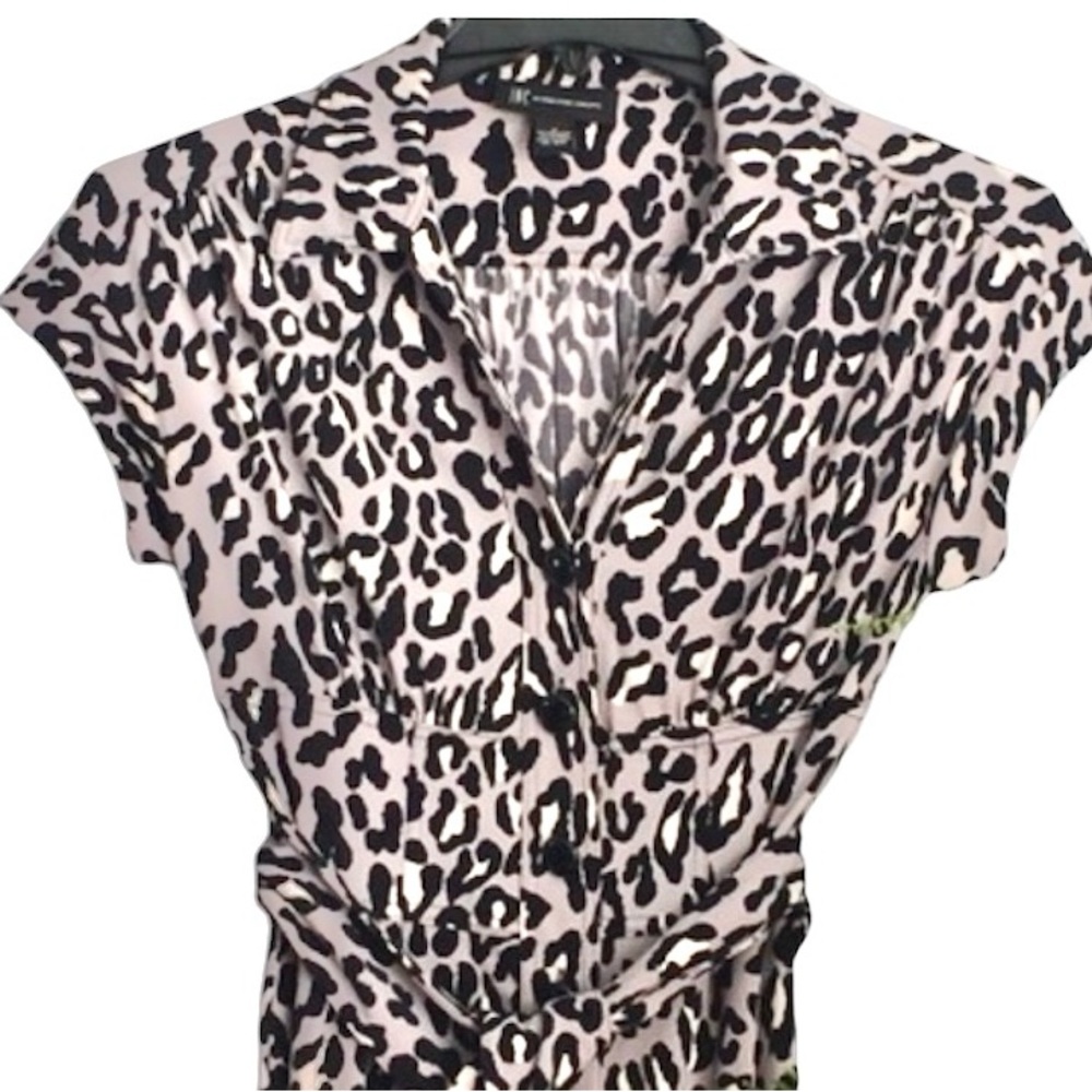 INC Snow Leopard Print Dress